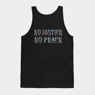 No Justice, No Peace! Original Retro Design #2 Tank Top